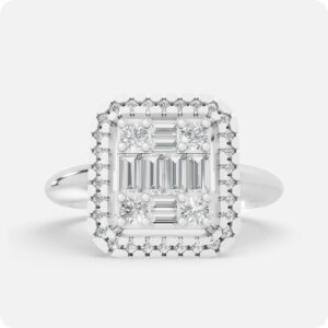 The Royal Empress Emerald Mosaic Ring