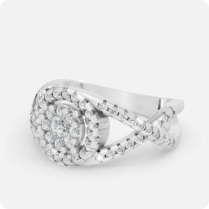 The Royal Infinity Halo Cluster Ring