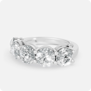 Five-Stone Round Diamond Band