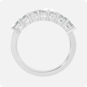 The Sovereign Seven-Stone Grand Gallery Band-Silver