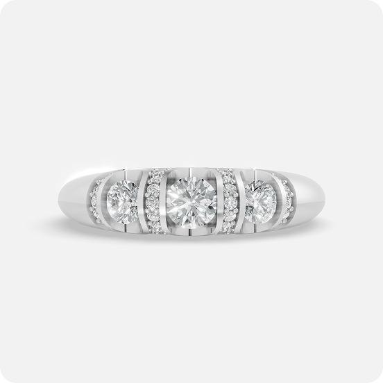 Round Open-Architect Statement Ring