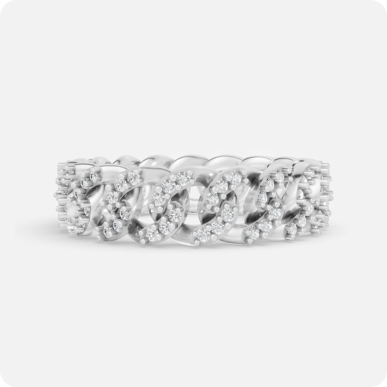 Trilogy Bezel-Set Channel Band