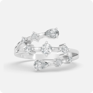 Triple-Tier Constellation Wrap Ring