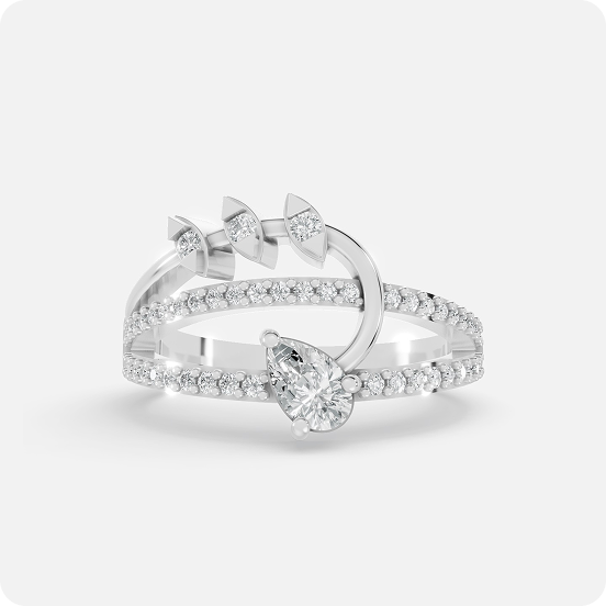 Zenith Oval-Cut Mosaic Ring